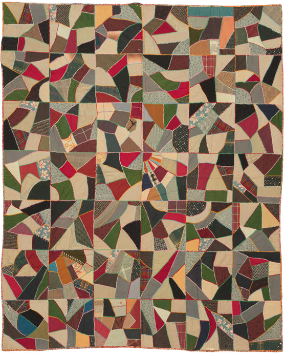 Crazy quilts are so-called 