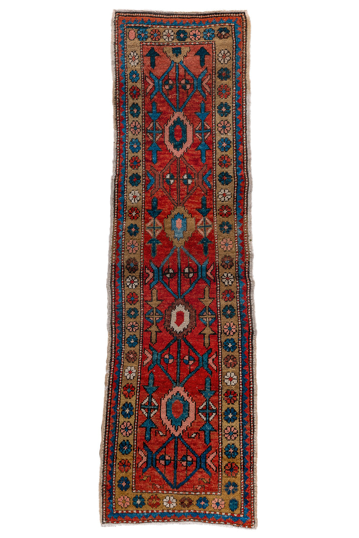 Antique Heriz Runner - 2’2 x 7’2