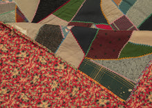 crazy quilt heirloom backed