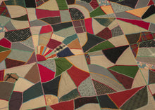 crazy quilt detail heirloom