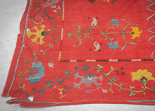 Antique Red Suzani - 3’10 x 5’10