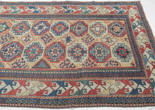 Colorful Antique Moghan - 5’ x 7’10