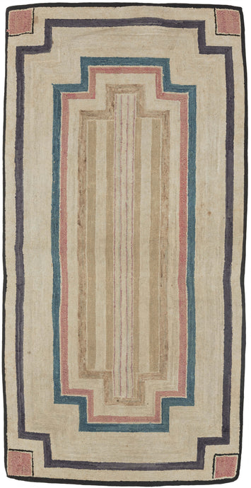 antique hooked rug