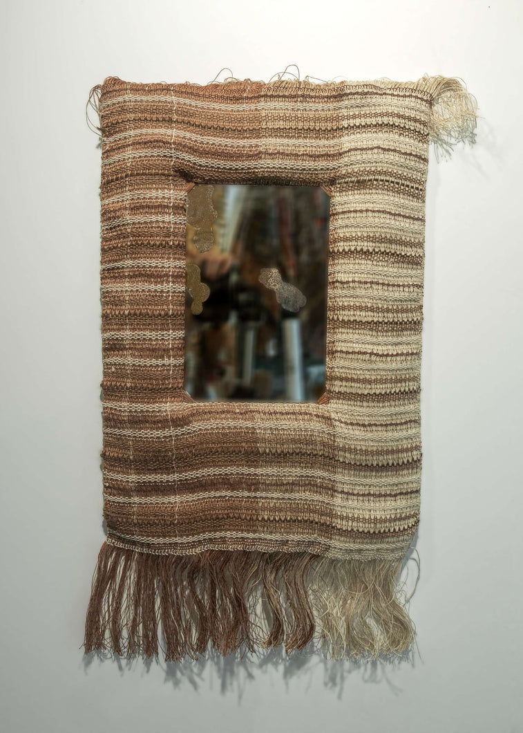 Lace Striped Mirror - Cristina Wright, 2024