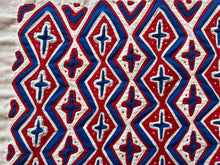 Red, White & Blue Guna Mola Cloth - 1' x 1'4