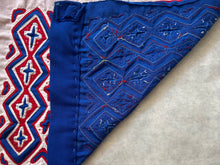 Red, White & Blue Guna Mola Cloth - 1' x 1'4