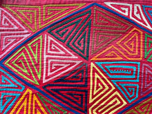 Diamond Zig Zag Guna Mola Cloth - 11" x 1'6