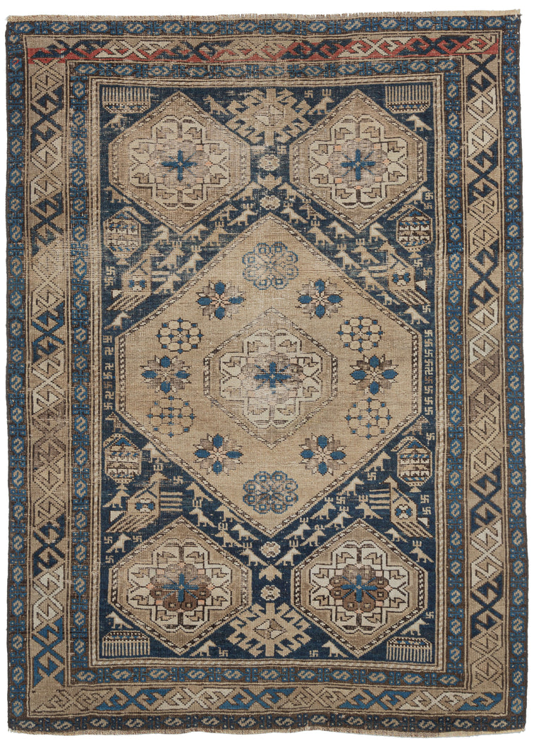 Antique Caucasian Shirvan - 2'10 x 4'