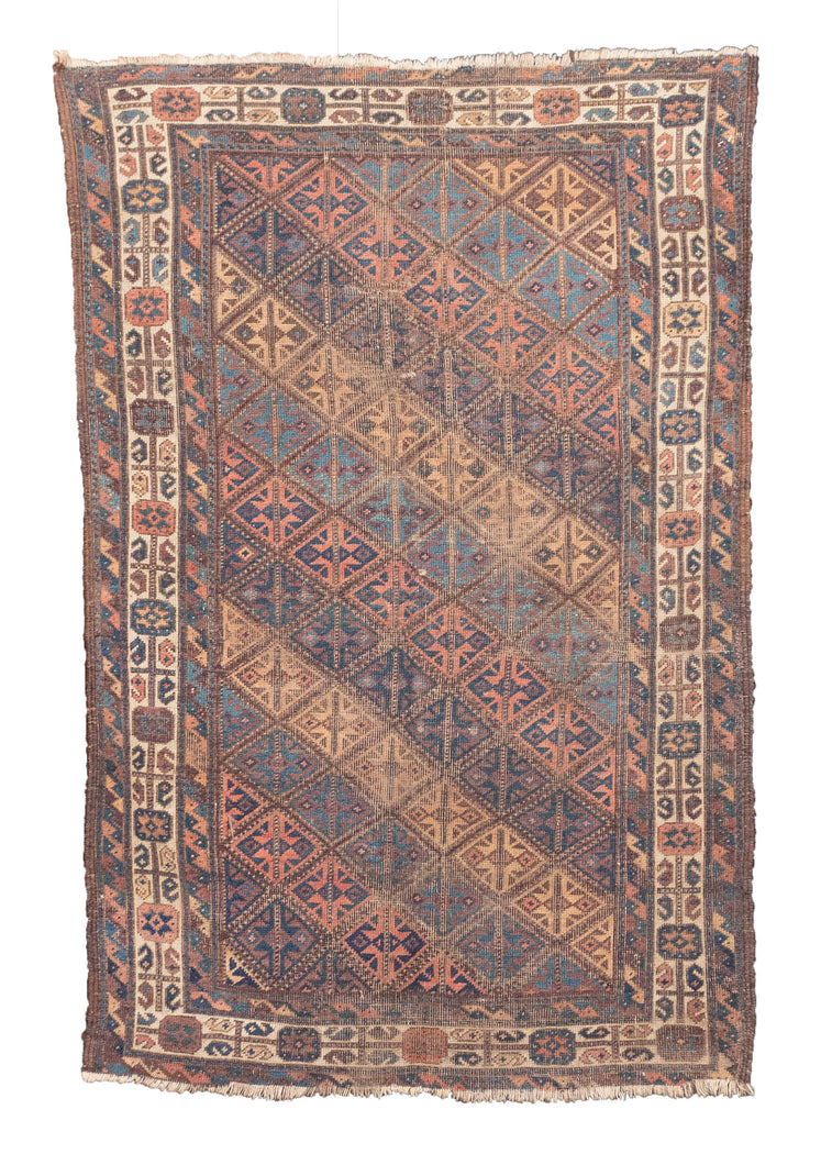 Antique Baluch Rug - 3'1 x 4'8