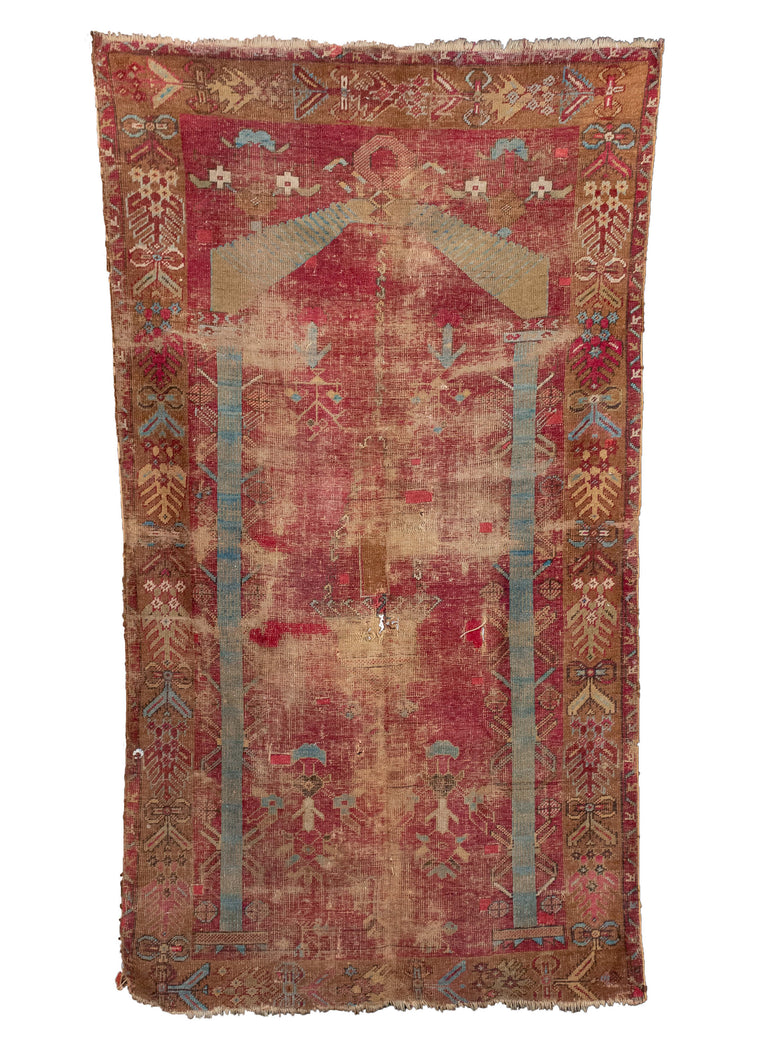 Mid 19th Century Turkish Mejid Rug - 3'4 x 5'11