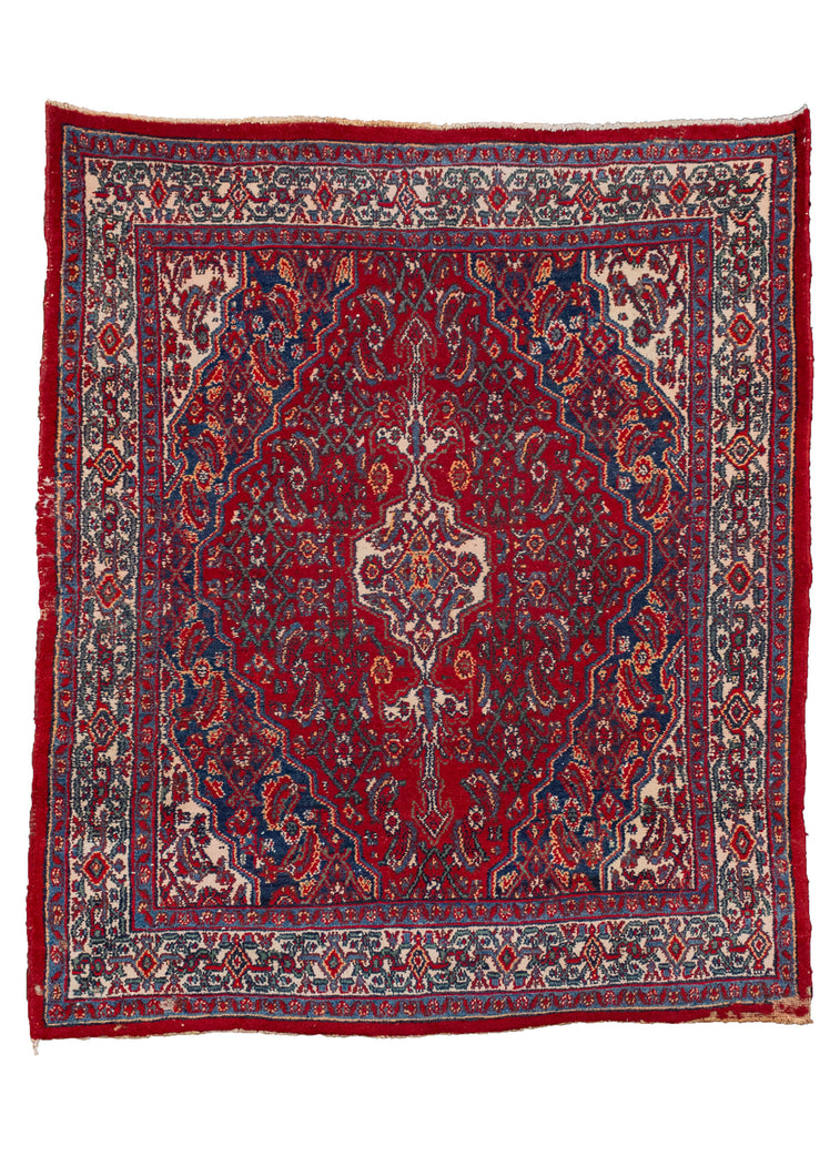 Vintage Hamadan Rug - 5'2 x 6'1