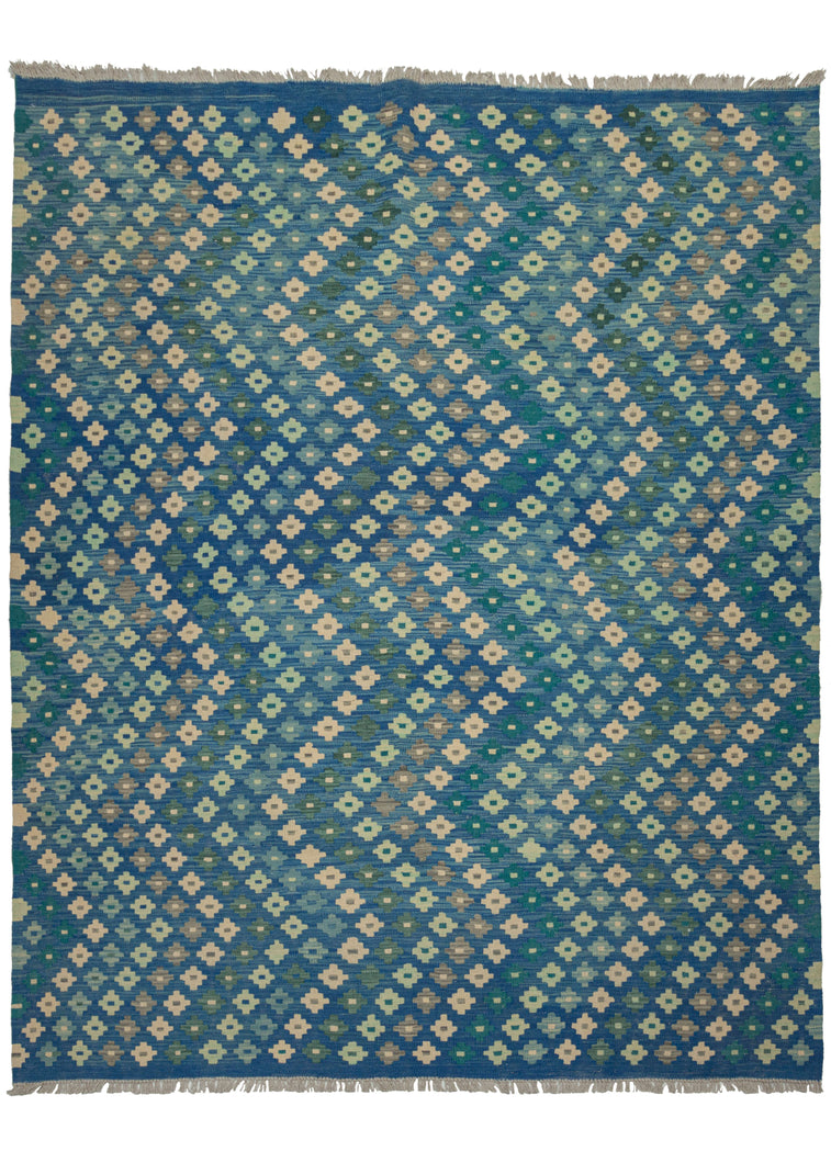 Contemporary Maimana Kilim - 6'2 x 7'11