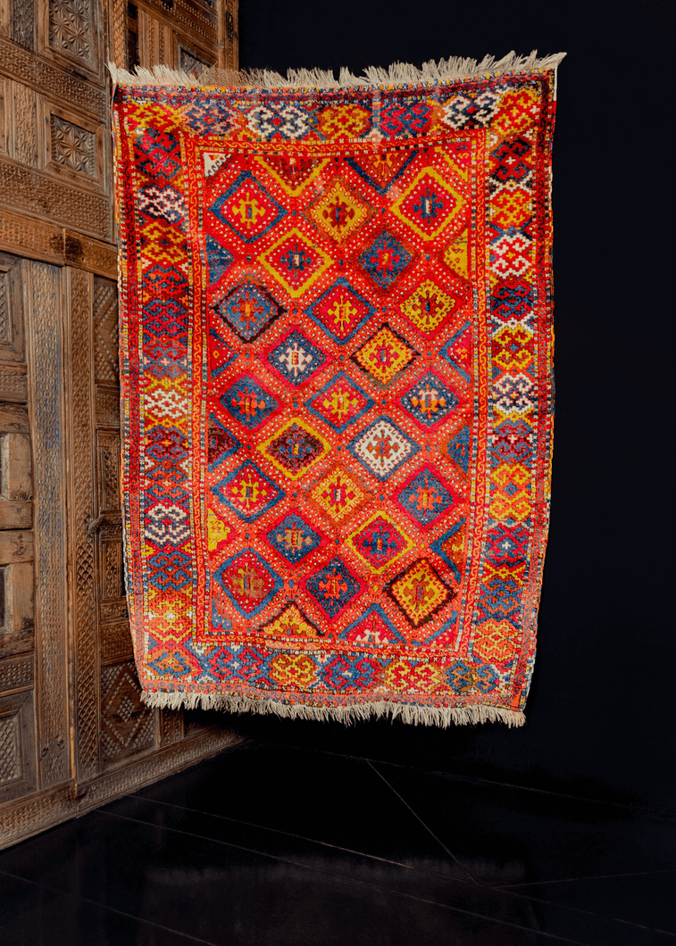 Central Anatolian Kurdish Rug - 4' x 5'6