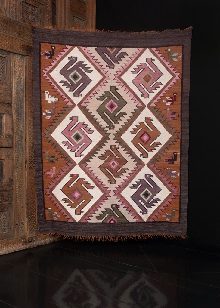 Vintage Peruvian Kililm - 3'11 x 5'