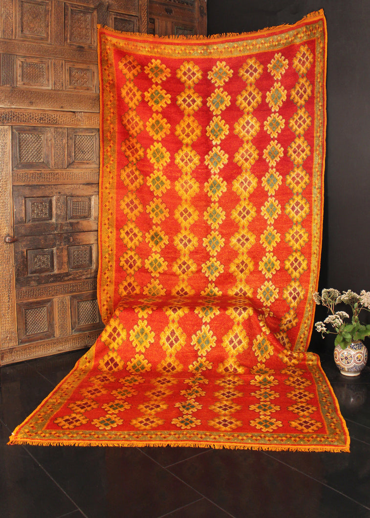 Mid Century Berber - 4'1 x 11'