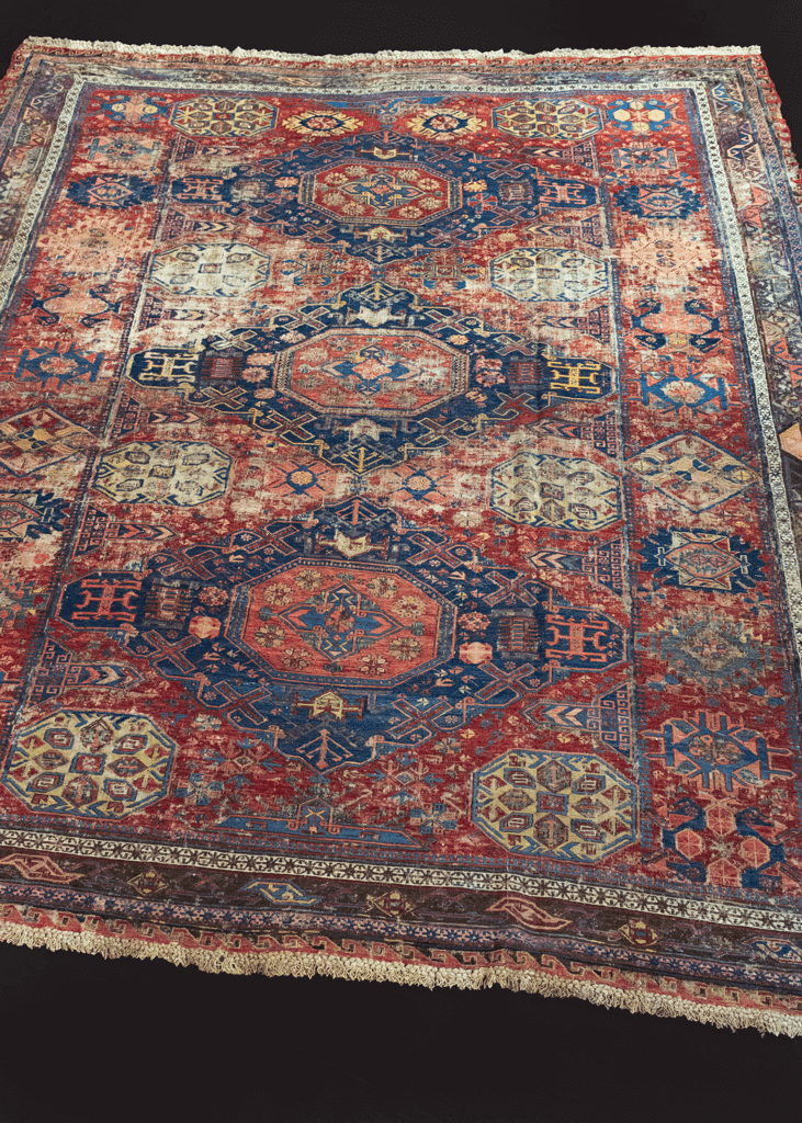 Antique Soumak Rug - 8'3 x 9'